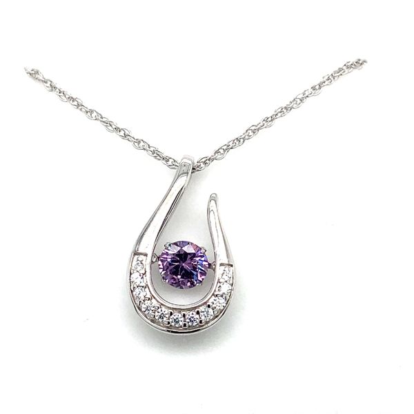Sterling Silver February Twinkle Pendant Carroll / Ochs Jewelers Monroe, MI