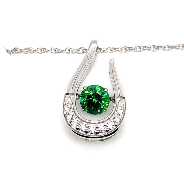 White Sterling Silver May Twinkle Pendant Carroll / Ochs Jewelers Monroe, MI