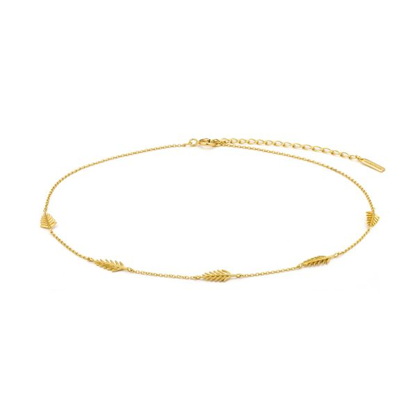 Gold Palm Choker Carroll / Ochs Jewelers Monroe, MI