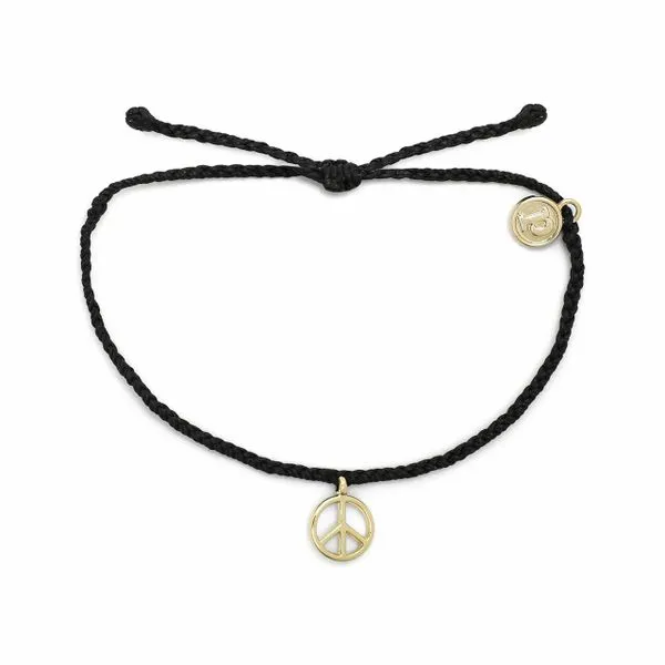Gold Peace Sign Bracelet Carroll / Ochs Jewelers Monroe, MI