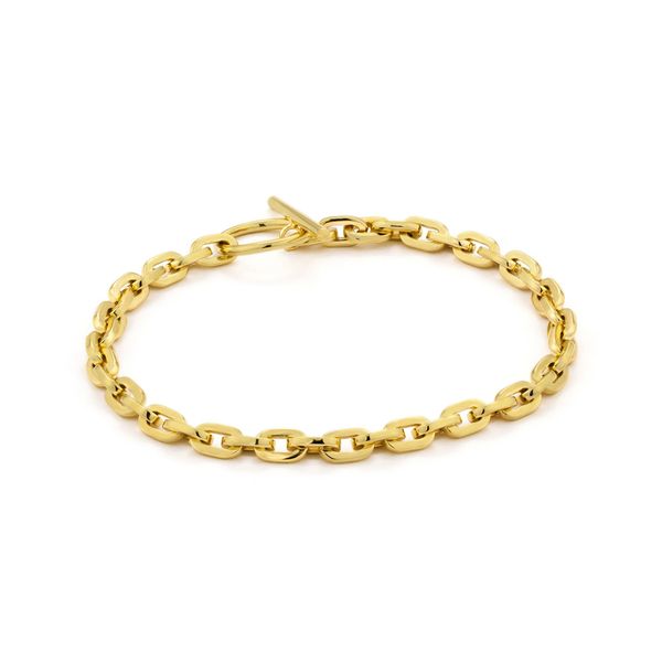 Gold Chain Hook Bracelet Carroll / Ochs Jewelers Monroe, MI