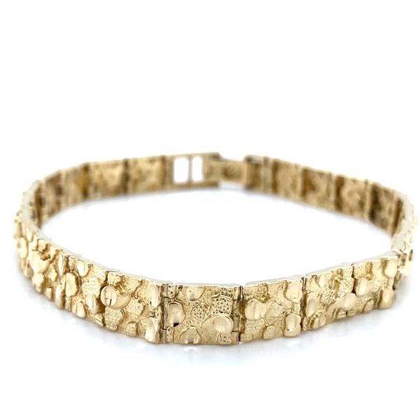 10 Karat Yellow Nugget Bracelet Carroll / Ochs Jewelers Monroe, MI