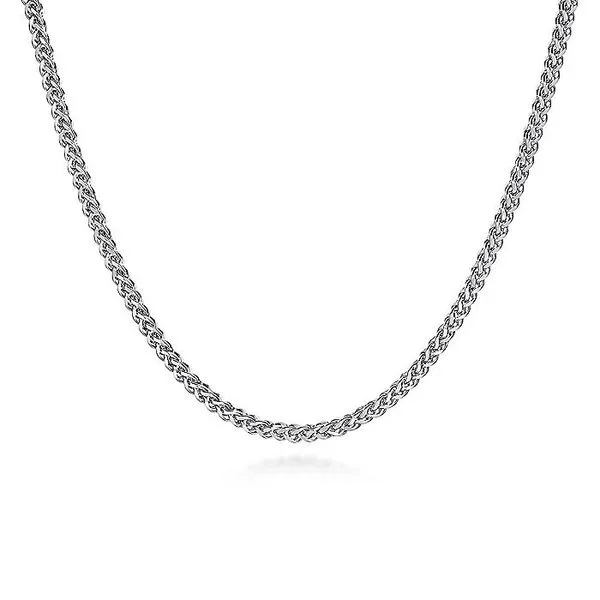22 Inch 925 Sterling Silver Mens Wheat Chain Necklace Carroll / Ochs Jewelers Monroe, MI