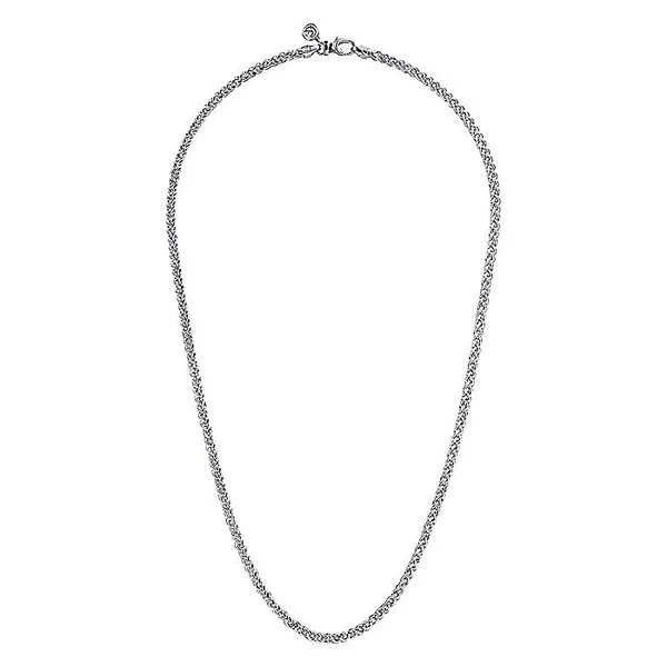 22 Inch 925 Sterling Silver Mens Wheat Chain Necklace Image 2 Carroll / Ochs Jewelers Monroe, MI