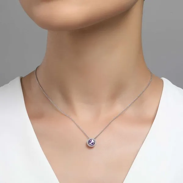 February Birthstone Necklace