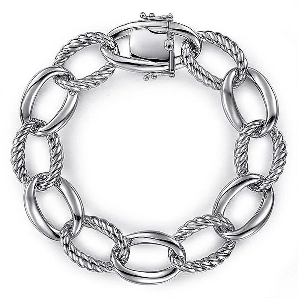 925 Sterling Silver Rope Bracelet Carroll / Ochs Jewelers Monroe, MI