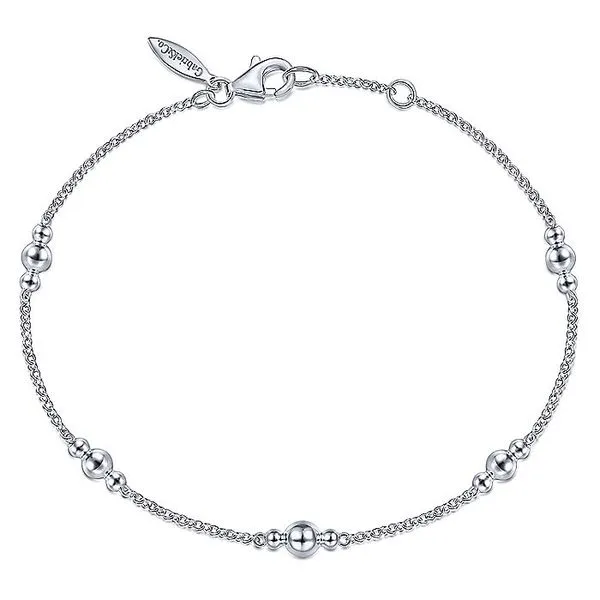 925 Sterling Silver Beaded Bracelet Carroll / Ochs Jewelers Monroe, MI