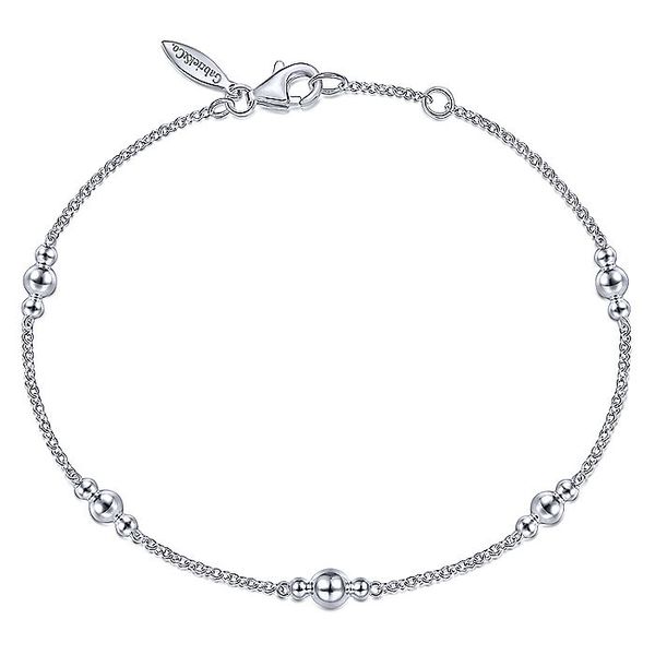 925 Sterling Silver Beaded Bracelet Carroll / Ochs Jewelers Monroe, MI