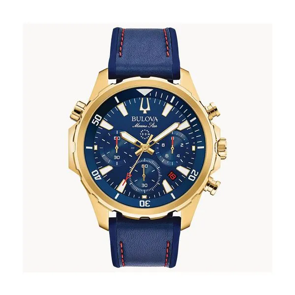 Bulova Marine Star Watch 97B168 Carroll / Ochs Jewelers Monroe, MI