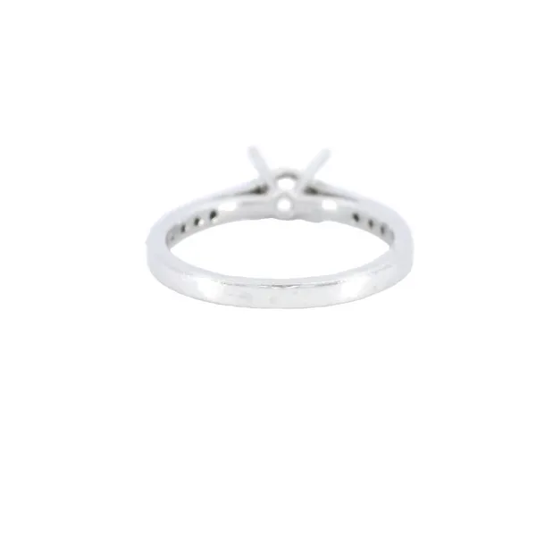 Platinum Diamond Engagement Ring Setting Image 3 Carroll's Jewelers Fort Lauderdale, FL
