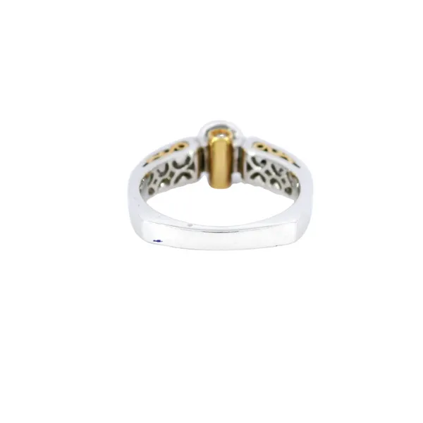14 Two-Tone Gold Contemporary Diamond Engagement Ring Image 3 Carroll's Jewelers Fort Lauderdale, FL