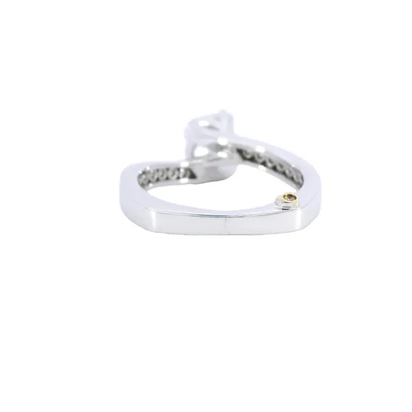 Glimmer 14K White Gold Designer Diamond Engagement Ring Image 3 Carroll's Jewelers Fort Lauderdale, FL