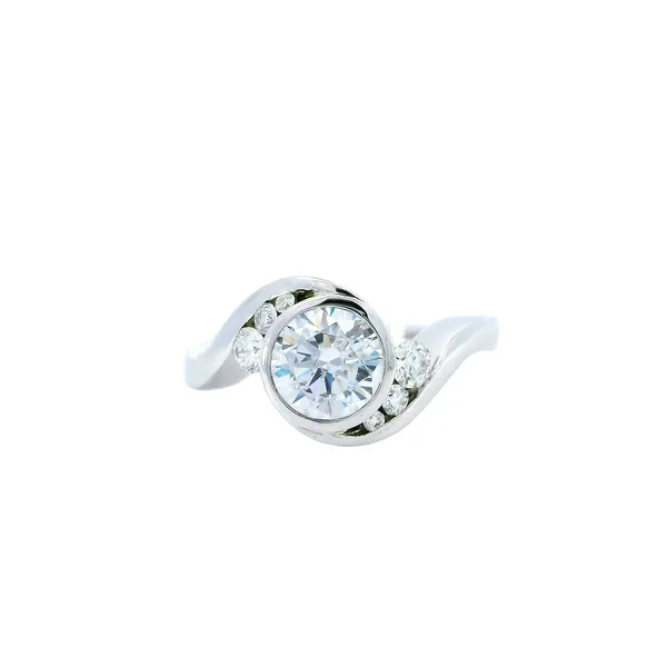 Celestial 14K Gold Diamond Engagement Ring Setting Carroll's Jewelers Fort Lauderdale, FL