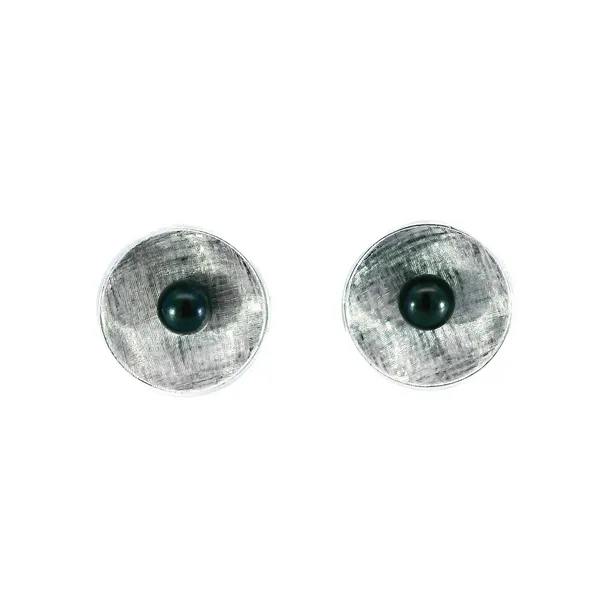 Elegant 14K White Gold Pearl Cufflinks Carroll's Jewelers Fort Lauderdale, FL