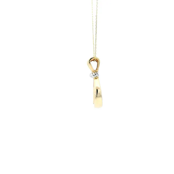 ESTATE GOLD LINK NECKLACE/PENDANT Image 2 Carroll's Jewelers Fort Lauderdale, FL