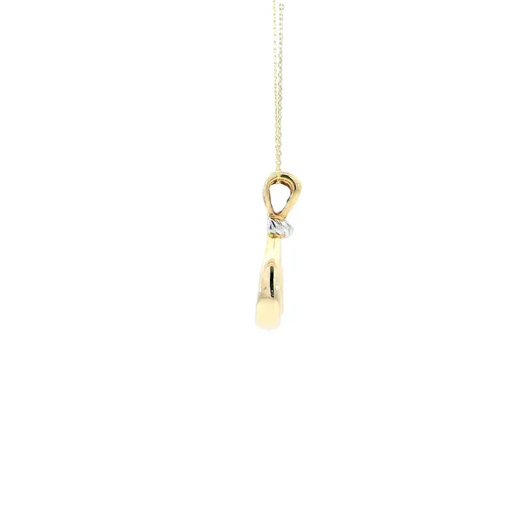 ESTATE GOLD LINK NECKLACE/PENDANT Image 4 Carroll's Jewelers Fort Lauderdale, FL