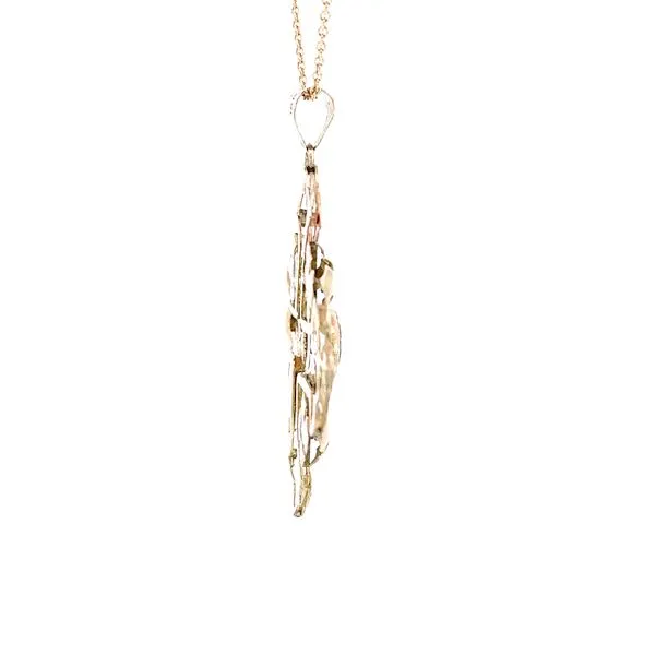 ESTATE GOLD LINK NECKLACE/PENDANT Image 4 Carroll's Jewelers Fort Lauderdale, FL