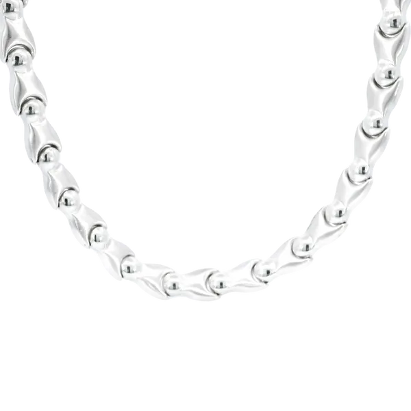 18K White Gold Italian Chain Necklace Carroll's Jewelers Fort Lauderdale, FL