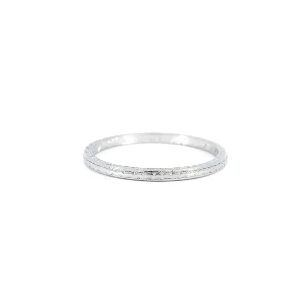 Elegant Platinum Band Image 4 Carroll's Jewelers Fort Lauderdale, FL