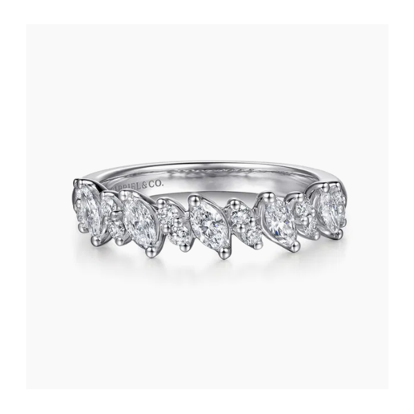 14K White Gold Band Ring Caves Jewelry Midlothian, TX