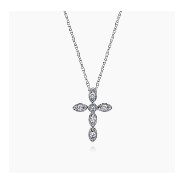 14K White Gold Pendant Caves Jewelry Midlothian, TX
