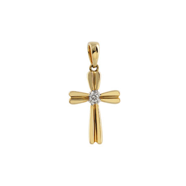 14K Yellow Gold Pendant Caves Jewelry Midlothian, TX