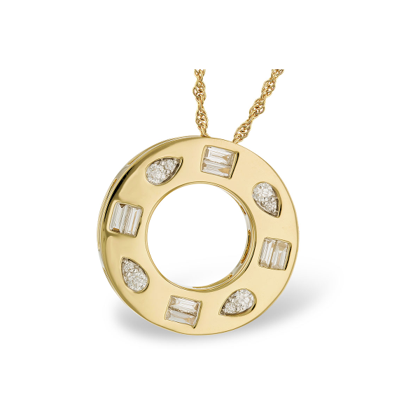 14K Yellow Gold Pendant Caves Jewelry Midlothian, TX