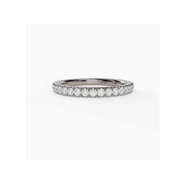 14K White Gold Band Ring Caves Jewelry Midlothian, TX
