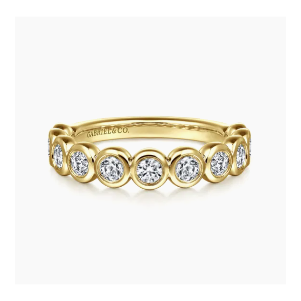 14K Yellow Gold Band Ring Caves Jewelry Midlothian, TX