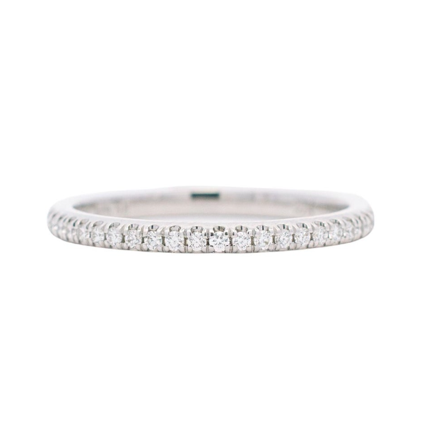 18K White Gold Band Ring Caves Jewelry Midlothian, TX