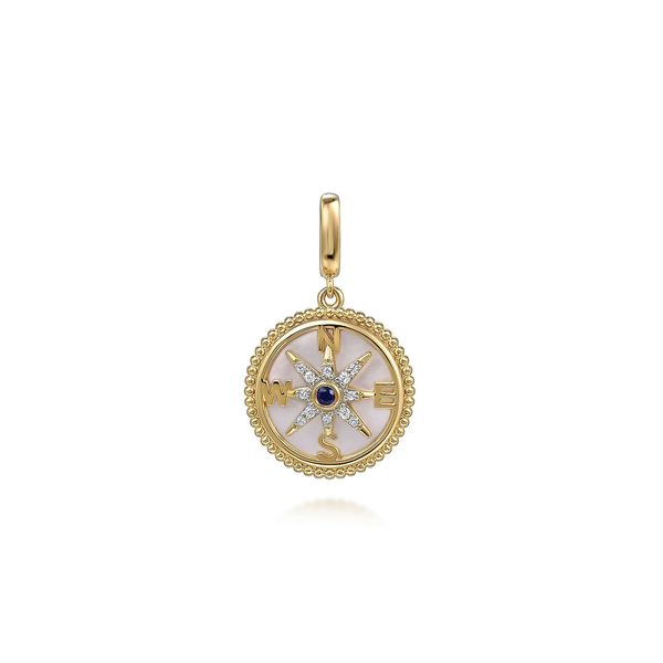 14K Yellow Gold Pendant Caves Jewelry Midlothian, TX
