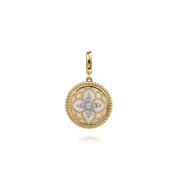 14K Yellow Gold Pendant Caves Jewelry Midlothian, TX