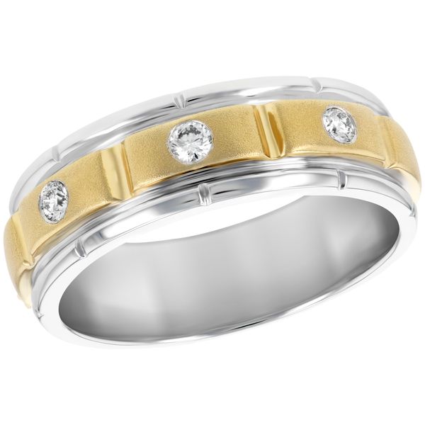 14K White Gold Band Ring Caves Jewelry Midlothian, TX