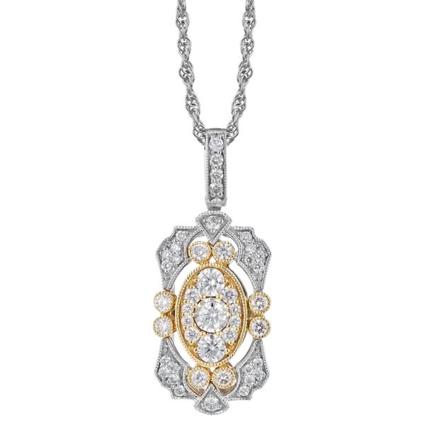 14K Yellow Gold Pendant Caves Jewelry Midlothian, TX