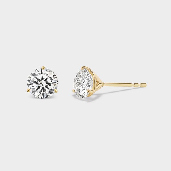 14K White Gold Stud Earrings Caves Jewelry Midlothian, TX