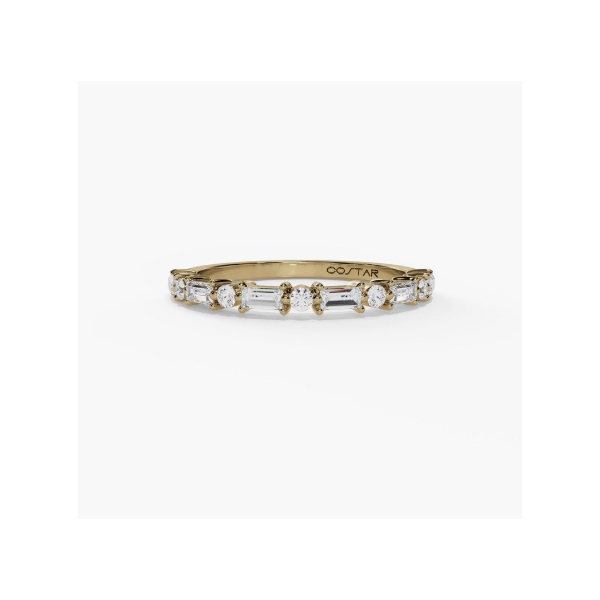 14K Yellow Gold Band Ring Caves Jewelry Midlothian, TX