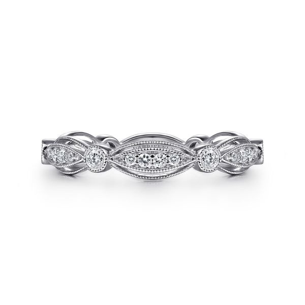 14K White Gold Band Ring Caves Jewelry Midlothian, TX