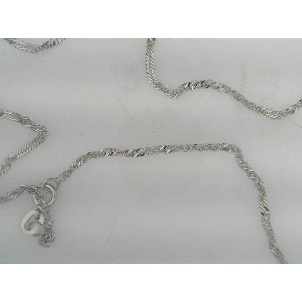 White Gold Chain Caves Jewelry Midlothian, TX