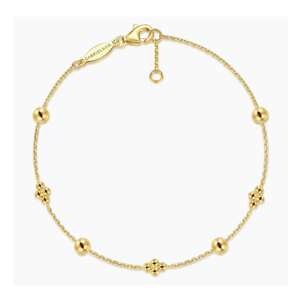 Gold Gemstone Bracelet Caves Jewelry Midlothian, TX