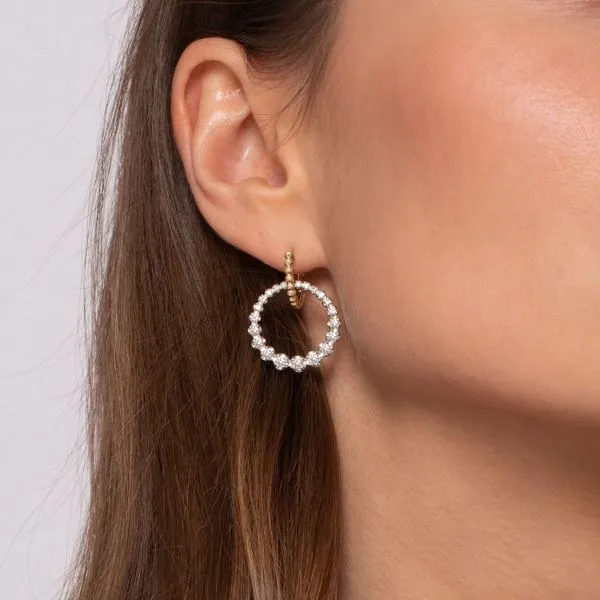 Diamond Earrings Image 2 Caves Jewelry Midlothian, TX