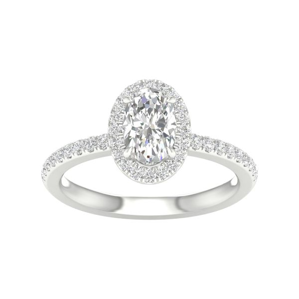 Engagement Ring with Single Halo Cellini Design Jewelers Orange, CT