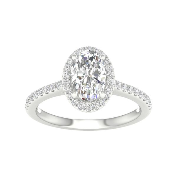 Halo Engagement Ring (Oval) Cellini Design Jewelers Orange, CT