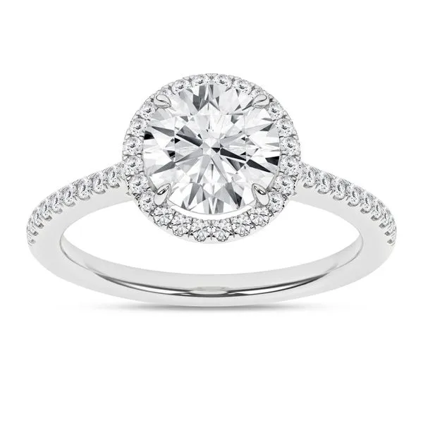 Halo Engagement Ring (Round) Cellini Design Jewelers Orange, CT