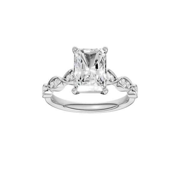 Trellis Shank Engagement Ring Cellini Design Jewelers Orange, CT