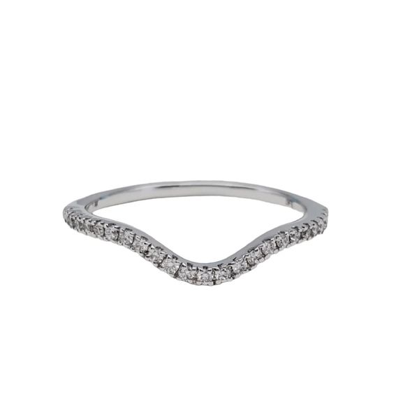 Ladies Curved Diamond  Wedding  Band Cellini Design Jewelers Orange, CT