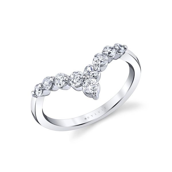 Chevron Wedding Band Cellini Design Jewelers Orange, CT