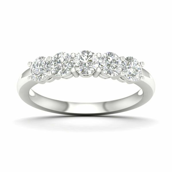 5 Stone Band Round Cellini Design Jewelers Orange, CT