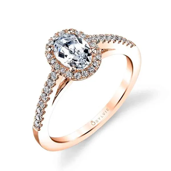 OVAL SHAPED HALO ENGAGEMENT RING - KLARA Image 2 Cellini Design Jewelers Orange, CT