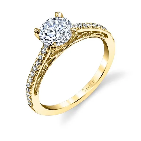 Semi-Mount Engagement Ring Image 3 Cellini Design Jewelers Orange, CT