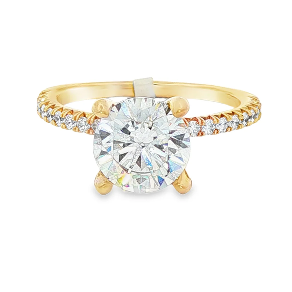 Classic Semi-Mount Engagement Ring Image 2 Cellini Design Jewelers Orange, CT